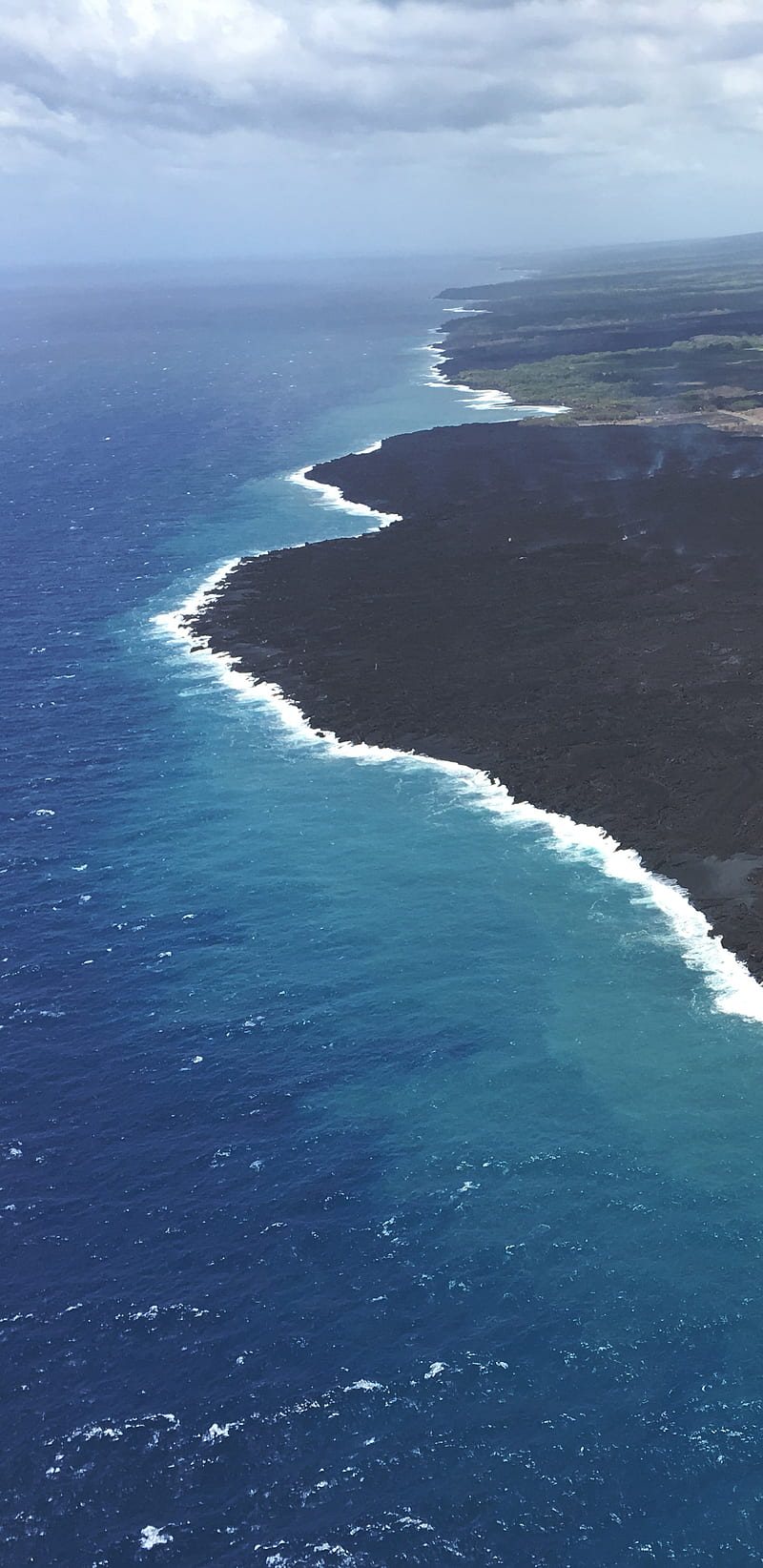 Hawaii Sea Coast, beach, earth, island, minimal, nature, ocean, water, HD phone wallpaper
