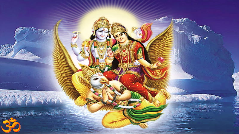 Lord Vishnu, caring, hinduism, devotee, loving, god, HD wallpaper