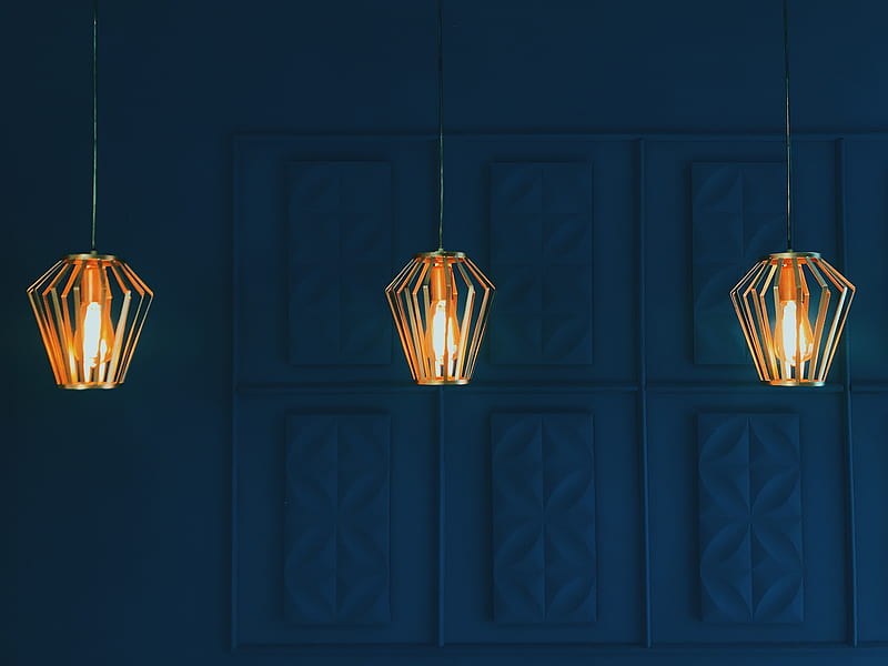 chandelier, lamp, sconce, electricity, lighting, interior, metal, HD wallpaper