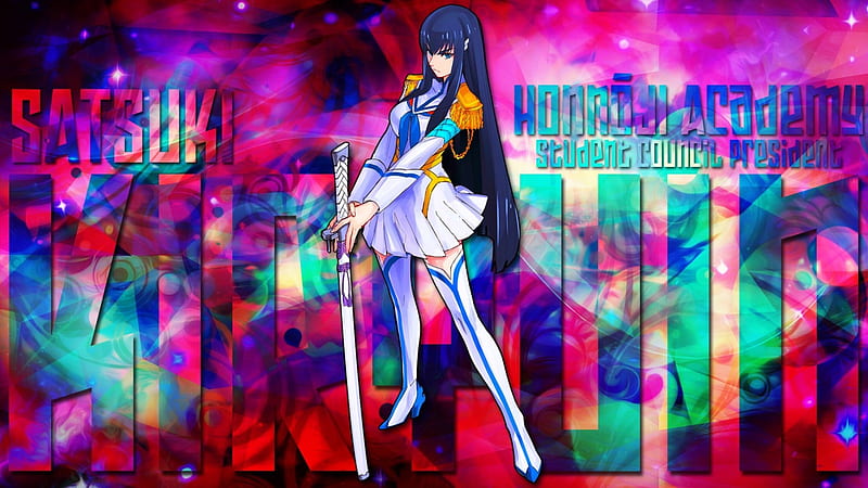 Satsuki Kiryuin, Kill la Kill, Student Council President, Anime, Honnoji Academy, HD wallpaper