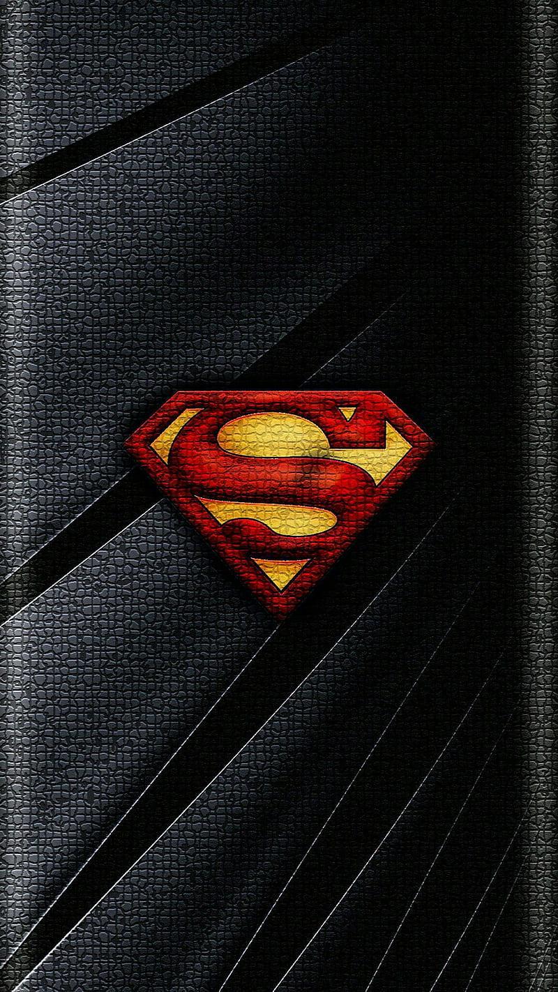 Superman, borde, cuero, logos, hombre, películas, súper, Fondo de pantalla  de teléfono HD | Peakpx