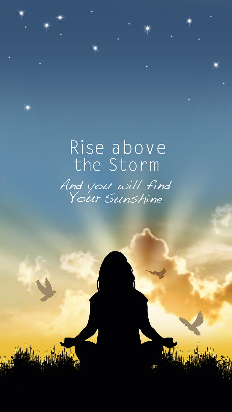 Rise Above the Storm , Fenrir, Rise, life inspiration, HD phone wallpaper