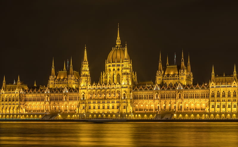Hungarian Parliament Building, Budapest, Hungary Ultra, Architecture, hungary, budapest, building, parliament, hungarian, HD wallpaper