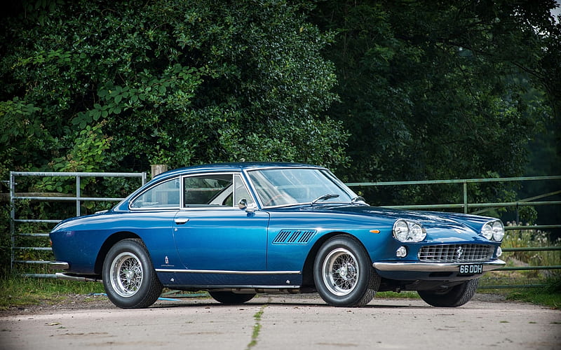 1964-Ferrari-330-GT, Classic, Sporty, 1964, Blue, HD wallpaper