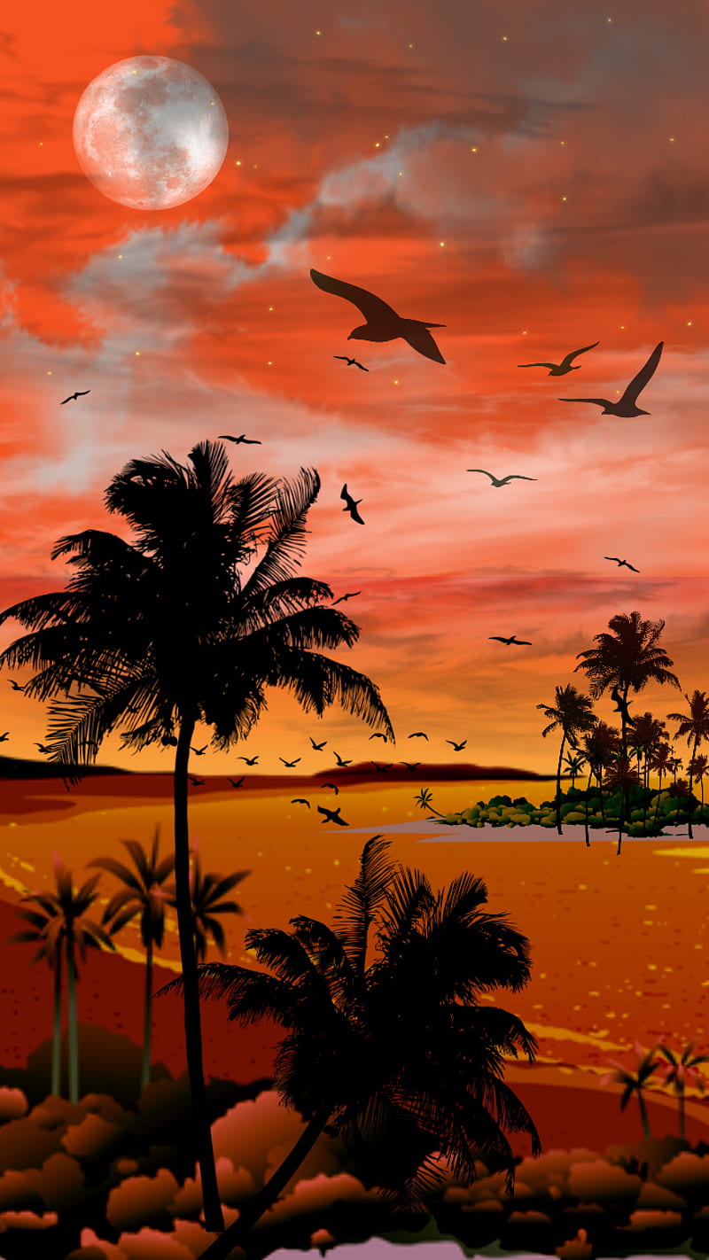 Tropical dreaming, island, HD phone wallpaper