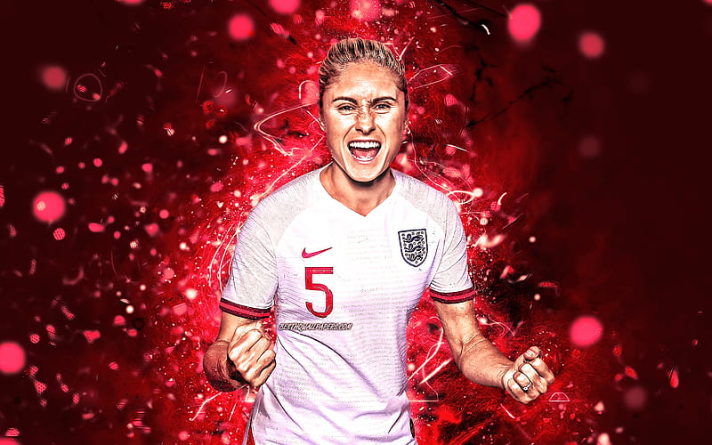 Steph Houghton, 2019, England National Team, goal, soccer, abstract art ...