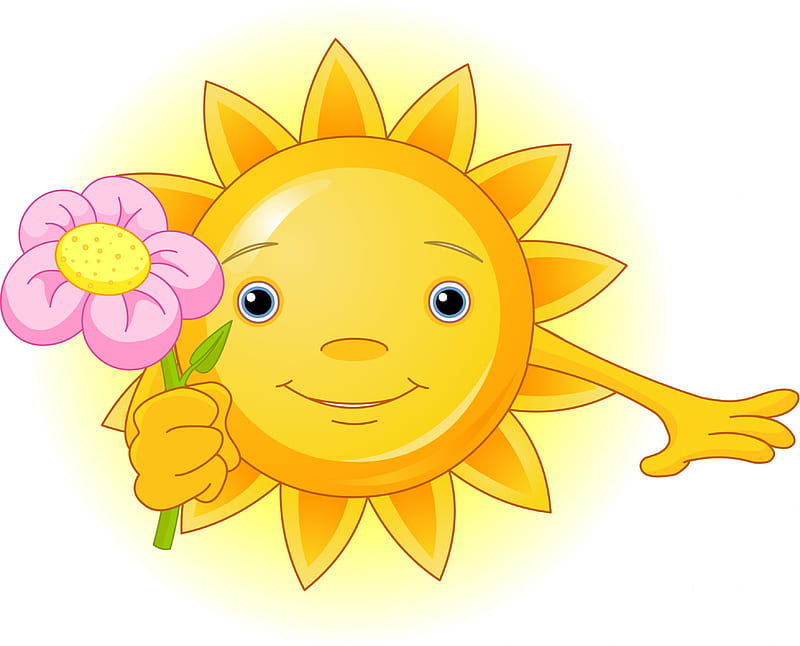 BABY SUN, FUN, BABY, SUN, VECTOR, FLOWER, HD wallpaper
