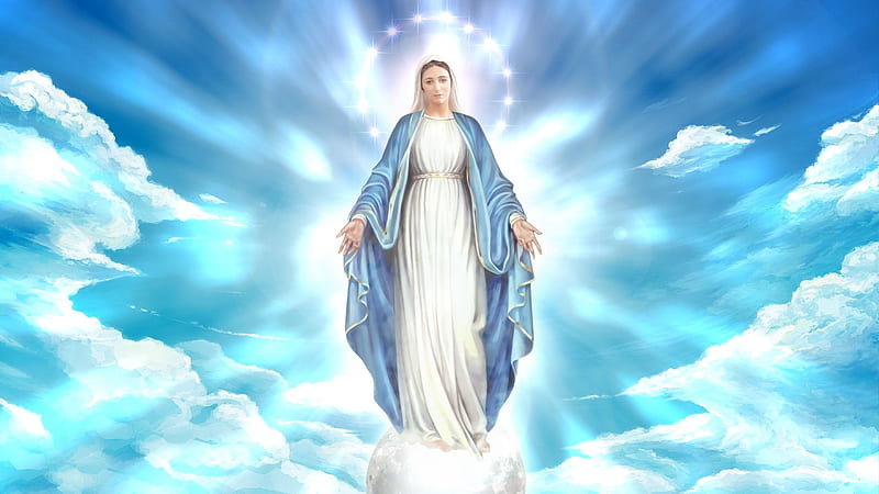 Blessed Virgin Mary, Mother Mary, HD wallpaper