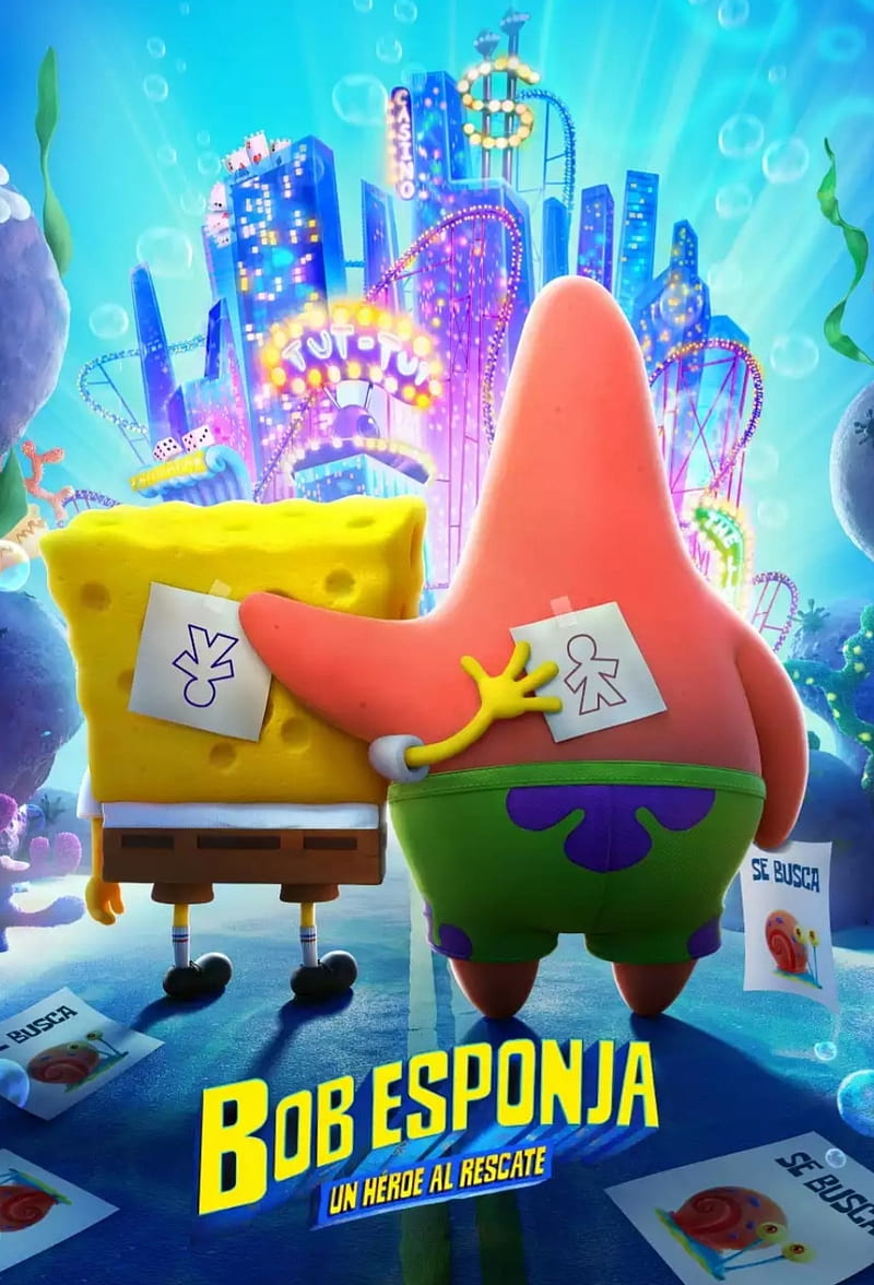 Spongebob the movie, bob esponja, portada, HD phone wallpaper | Peakpx