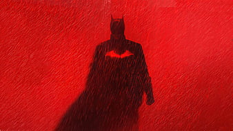 The Batman Red Theme Dope, HD wallpaper