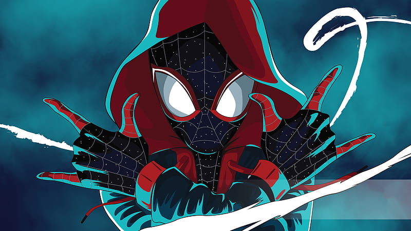 Spider-man, spider-man: into the spider-verse, marvel comics, millas  morales, Fondo de pantalla HD | Peakpx