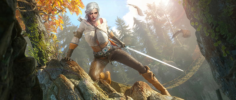 1920x1131 / ciri the witcher video games artwork concept art women sword  white hair the witcher 3 wild hunt wallpaper - Coolwallpapers.me!