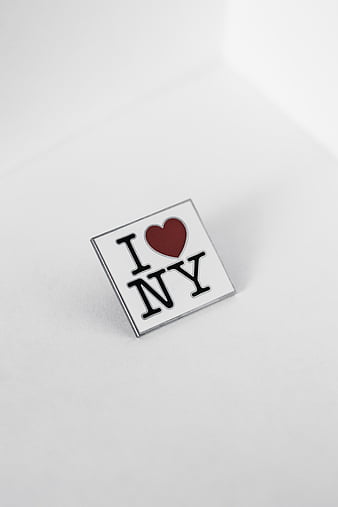 words, lettering, badge, heart, new york, HD mobile wallpaper
