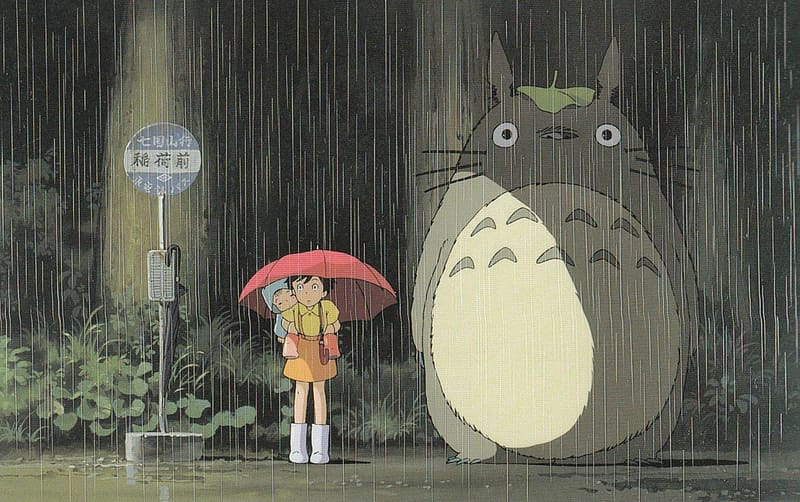 Anime, Mei Kusakabe, Satsuki Kusakabe, Totoro (My Neighbor Totoro), My Neighbor Totoro, HD wallpaper
