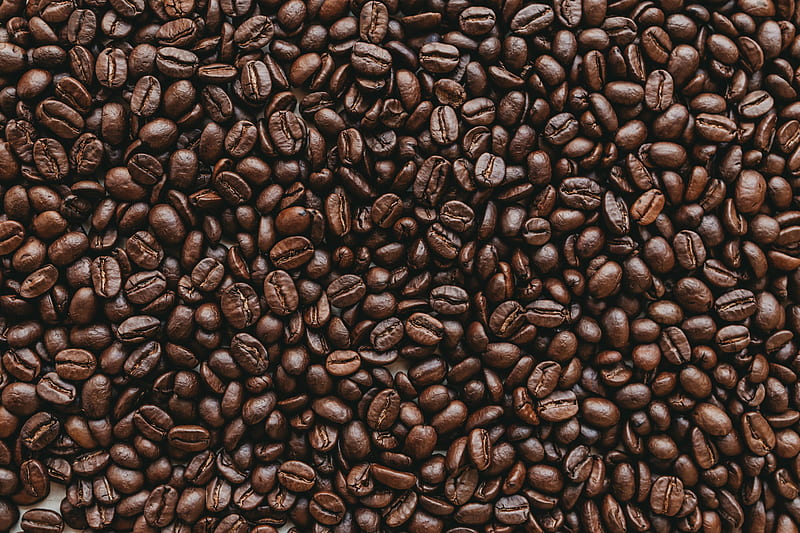 coffee, coffee beans, roasted, brown, dark, HD wallpaper