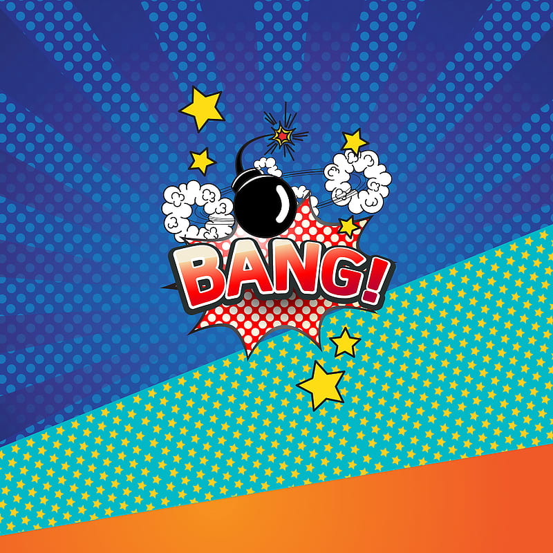 bang bomb comics, comic book, comic text, cool, famous, pop art, strip, superhero, words, HD phone wallpaper