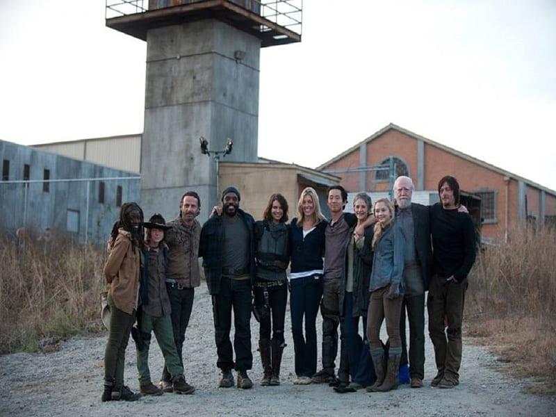 Cast Of TWD, Hershel, Glenn, Michonne, Carol, Nancy, The Walking Dead, Daryl, Carl, Rick, Maggie, entertainment, TV series, Beth, Tyreese, HD wallpaper