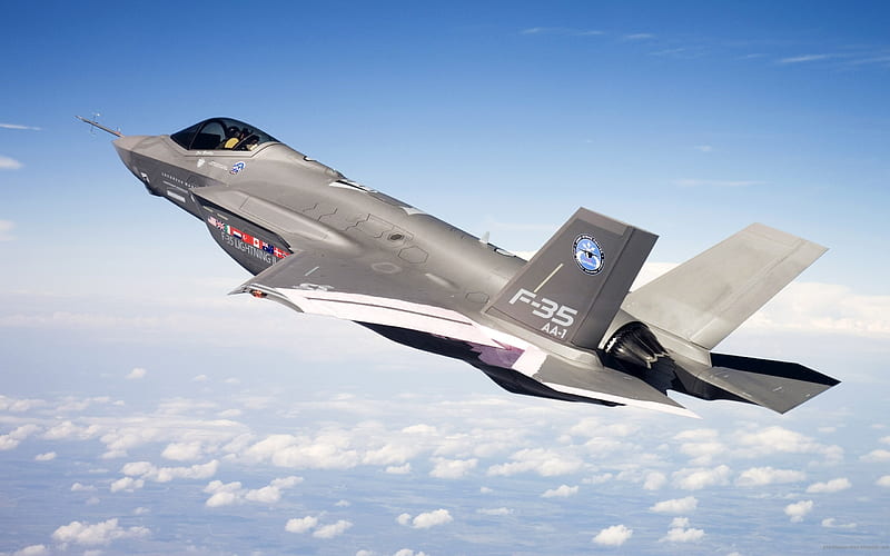 F-35 Lightning II Joint Strike Fighter-military aircraft, HD wallpaper