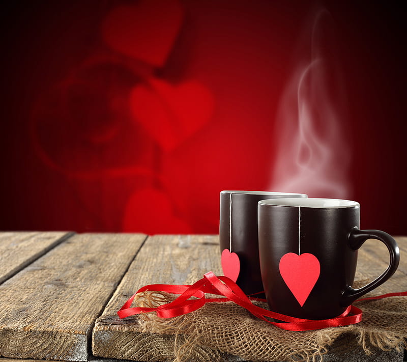 Love Cups, coffee, cups, heart, love, mugs, romantic, valentine, HD  wallpaper | Peakpx
