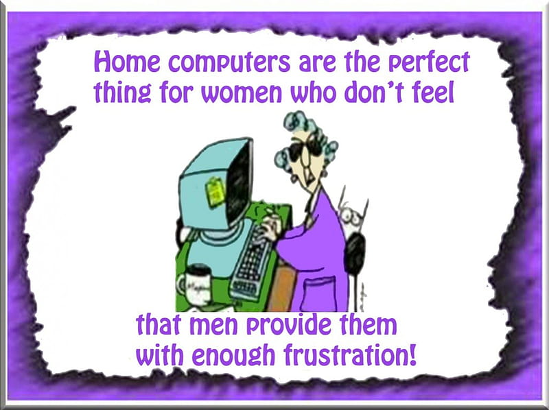 Maxine On Computers, computers, comedy, maxine, comic, humor, men,  computer, HD wallpaper | Peakpx