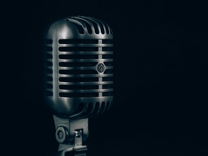 shallow focus graphy of condenser microphone, HD wallpaper