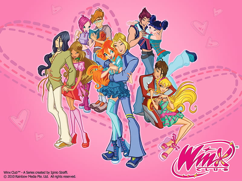 Winx club Love, winx club, season 2, straffi, love, HD wallpaper