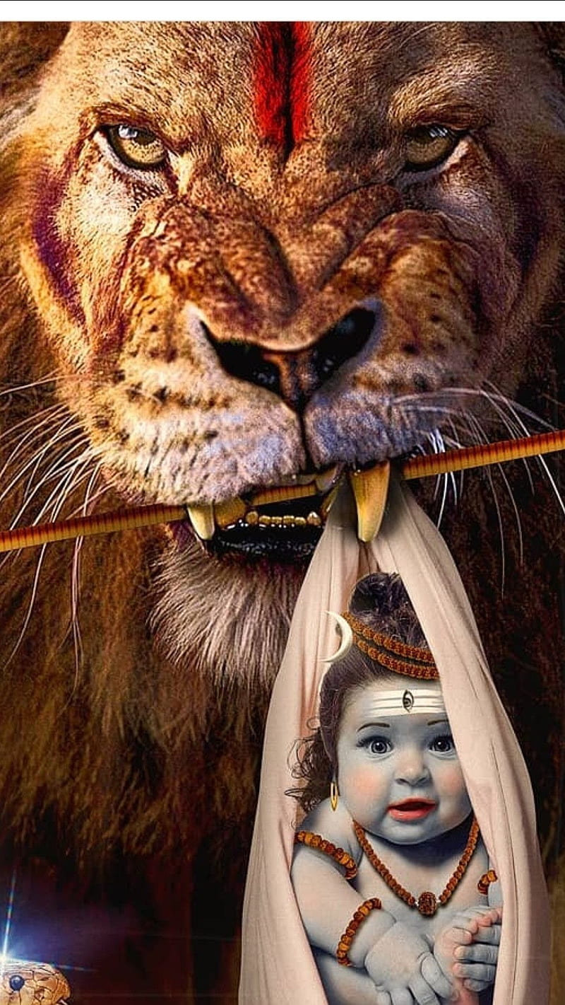 Mahakal, lion, HD phone wallpaper | Peakpx