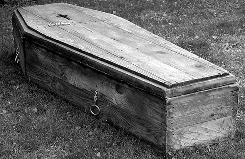 Gothic Coffin, coffin, death, dead, deceased, gothic, vampire, HD wallpaper