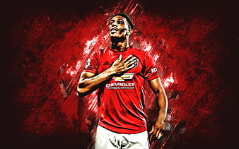 Anthony Martial Manchester United, Premier League, portrait, French ...