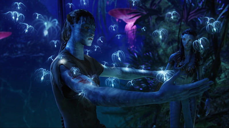 Avatar, Yellow Eyes, Movie, Jake Sully, Na'vi, Neytiri (Avatar), HD wallpaper