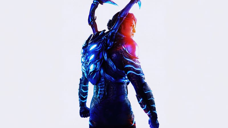 Xolo Mariduena As Blue Beetle , blue-beetle, 2023-movies, movies, superheroes, HD wallpaper