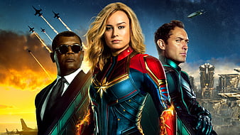 Captain Marvel New Poster, captain-marvel-movie, poster, captain-marvel, 2019-movies, movies, brie-larson, carol-danvers, HD wallpaper