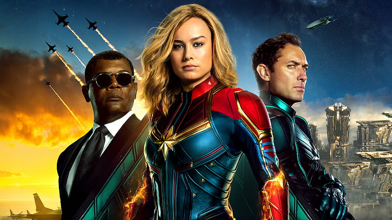 Captain Marvel New Poster, captain-marvel-movie, poster, captain-marvel, 2019-movies, movies, brie-larson, carol-danvers, HD wallpaper