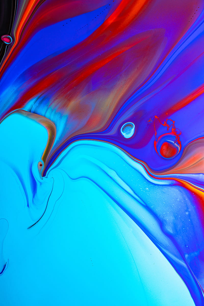 paint, liquid, stains, multicolored, fluid art, HD phone wallpaper