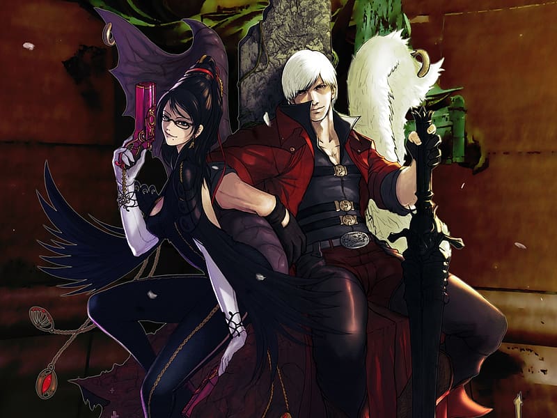 Crossover, Video Game, Dante (Devil May Cry), Bayonetta (Character), HD  wallpaper | Peakpx