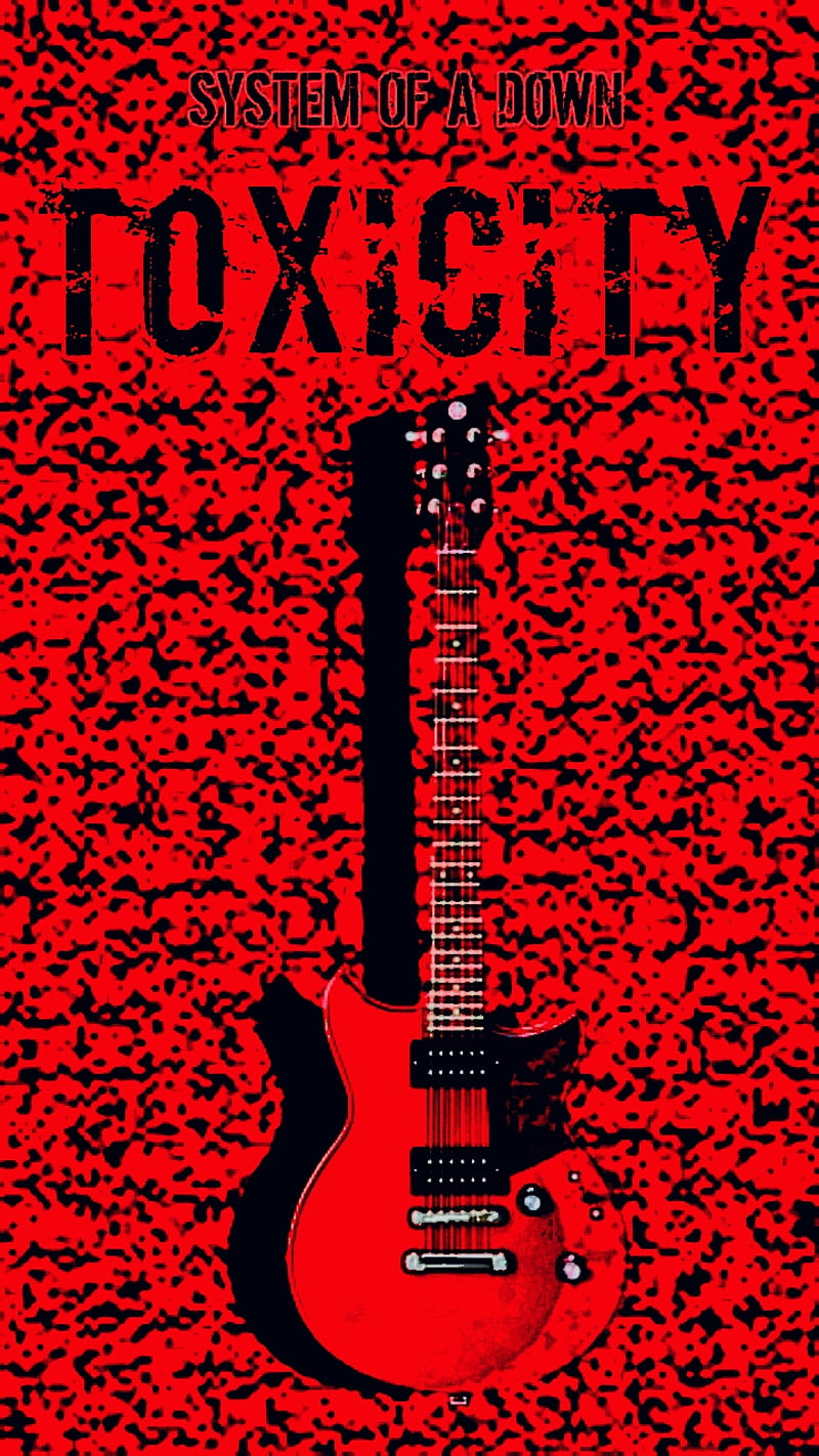soad toxicity, system of a down, system, down, guitar, music, electric, guitars, HD phone wallpaper