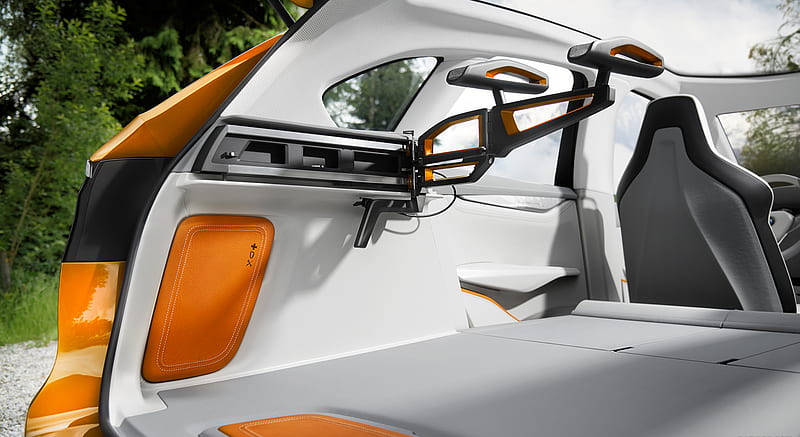 2013 BMW Active Tourer Outdoor Concept Integrated Bicycle - Trunk , car, HD wallpaper
