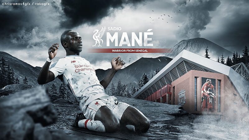 Sadio Mané, Soccer, Sadio Mane, Liverpool FC, liverpool, Footballer, Senegalese, HD wallpaper
