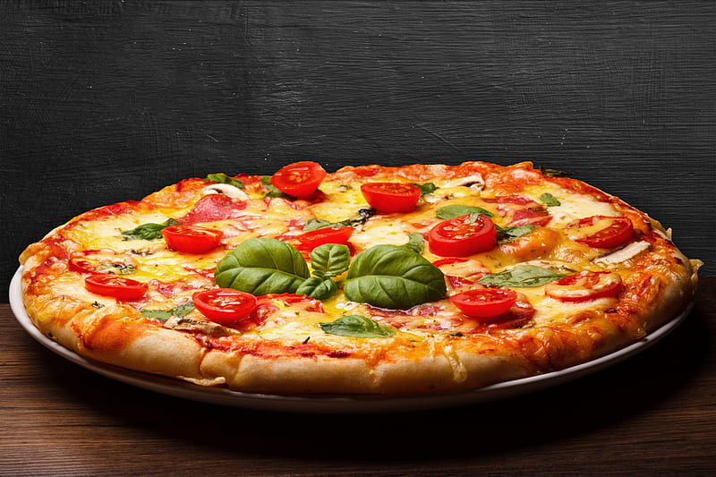 Food, Pizza, HD wallpaper
