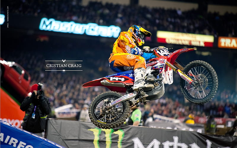 AMA Supercross Anaheim-the first stop-Christan Craig, HD wallpaper