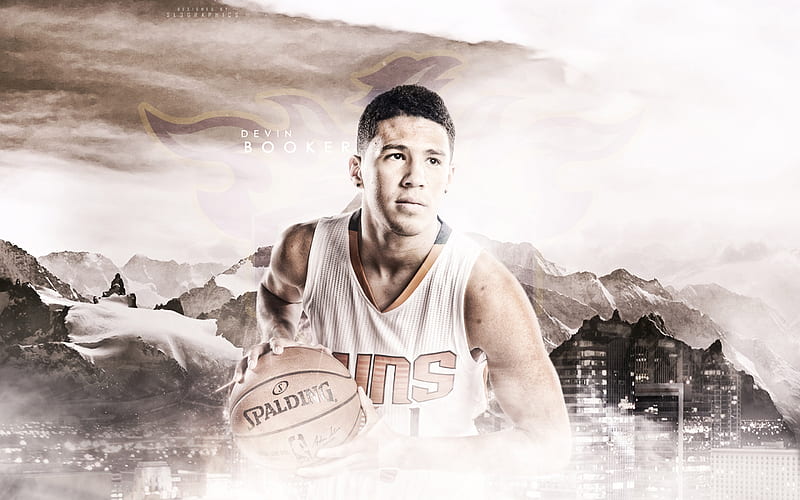 Basketball, Devin Booker, Phoenix Suns , NBA , Basketball, HD wallpaper