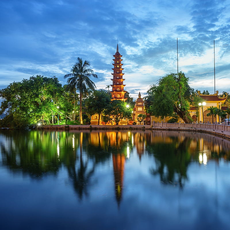 everpix - Pagoda Tran Quoc is the oldest pagoda of Hanoi, Vietnam. Wonderful historical place. # # #iphone #iphone #background #background #bestbackground #best #iphone_, HD phone wallpaper