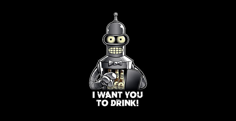 Bender In Futurama, HD wallpaper