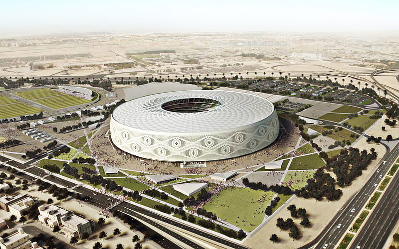 Al Thumama Stadium, Qatari football stadium, new stadiums, project, Doha,  Al Thumama, HD wallpaper | Peakpx