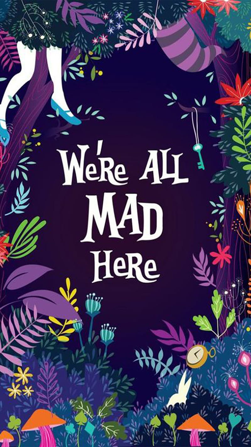 Alice in wonderland, alice, mad, wonderland, HD phone wallpaper