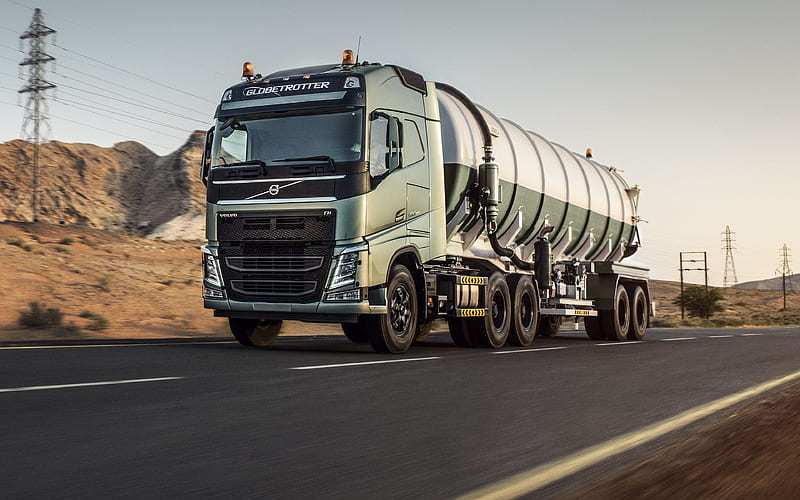 Volvo FH 2018 truck, new FH, tanker, trucks, Volvo, HD wallpaper