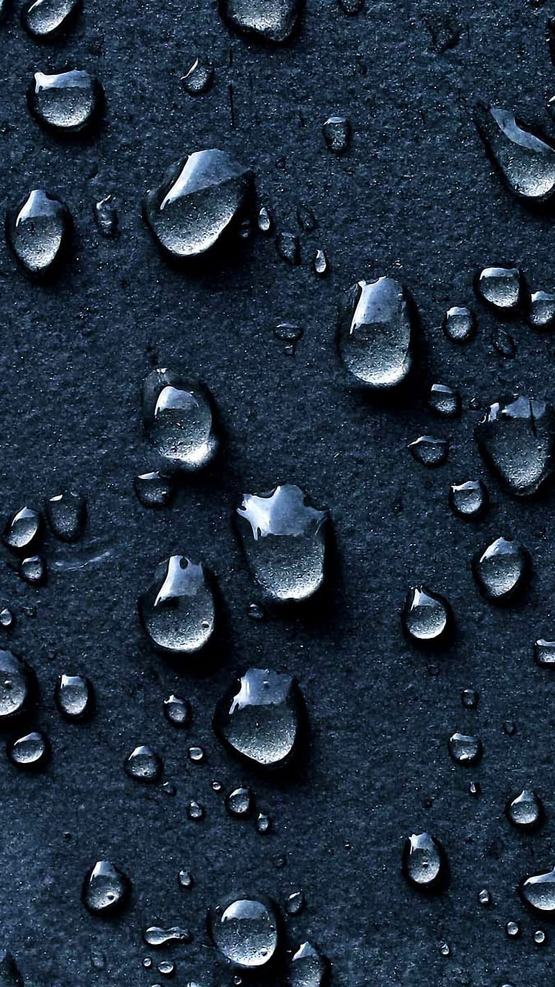 Drops, blue, macro, rain, s7, s7 edge, water, HD phone wallpaper