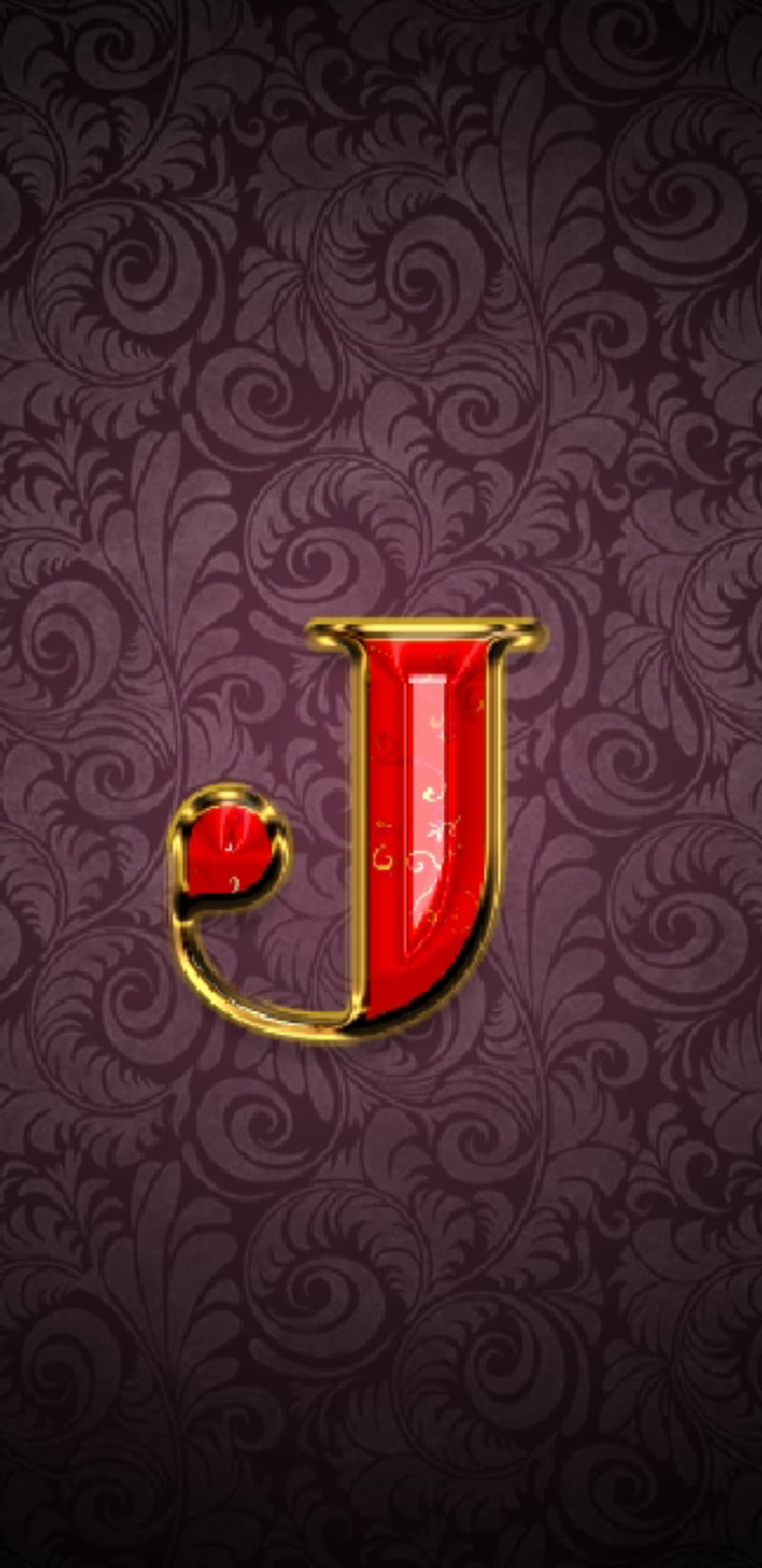 Letra j, alfabeto, alpabets, letras, rojo, oro, Fondo de pantalla de  teléfono HD | Peakpx