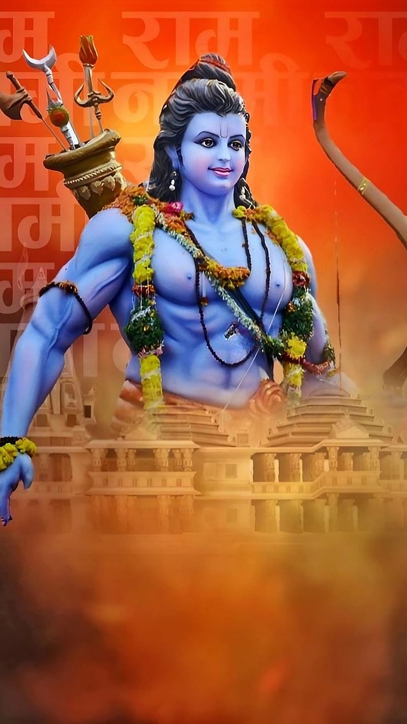 Shree Ram, Lord Ram Statue, lord, god, HD phone wallpaper | Peakpx