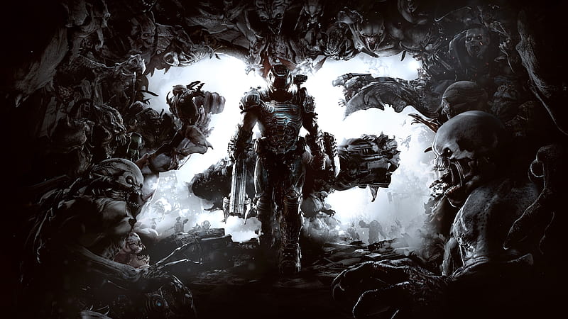 Doom Eternal, doom-eternal, 2018-games, games, doom, HD wallpaper